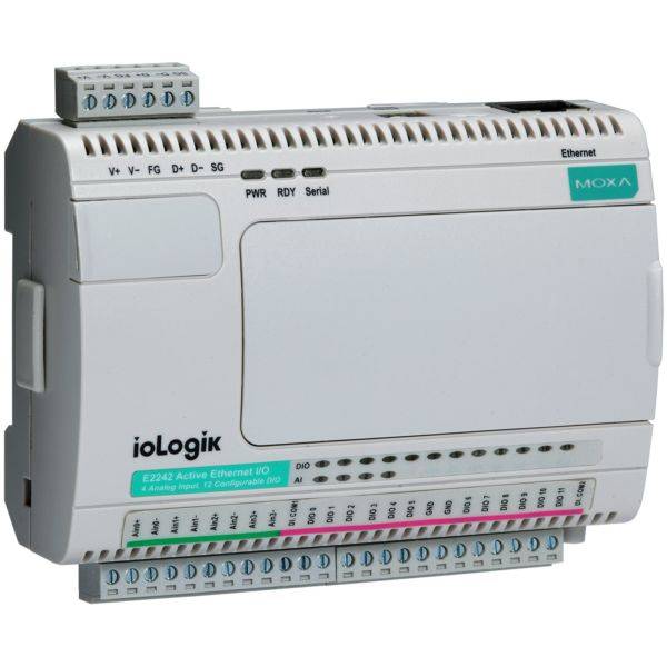 Universalregler, 6 DIs, 6 Relais inkl. Click & Go ioLogik E2214