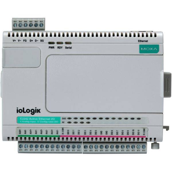 Universalregler, 6 DIs, 6 Relais inkl. Click & Go ioLogik E2214-1