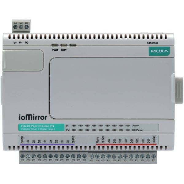Universelle Peer-to-Peer-I/O, 8 DIs, 8 DOs ioMirror E3210-1