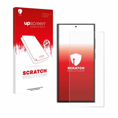 upscreen Schutzfolie für Samsung Galaxy S24 Ultra (case-friendly) Kratzschutz Anti-Fingerprint Klar