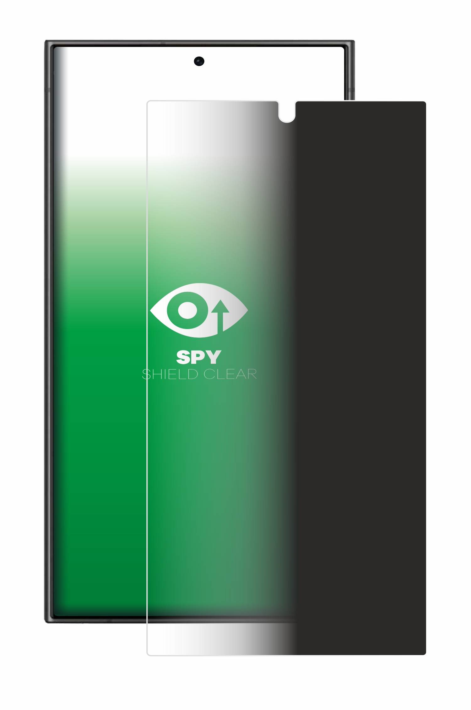 upscreen Blickschutzfolie für Samsung Galaxy S24 Ultra (case-friendly) Anti-Spy Privacy Blaulichtschutz-1