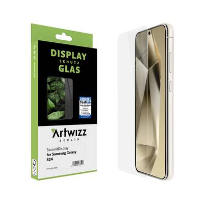 Artwizz SecondDisplay Schutzglas für Samsung Galaxy S24 - Displayschutz aus Sicherheitsglas
