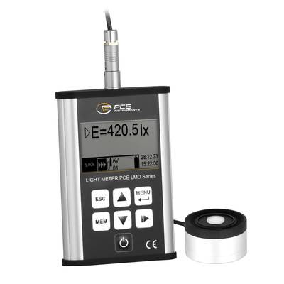 PCE Instruments Luxmeter PCE-LMD 200 |0 ... 500.000 Lux |Genauigkeitsklasse A |DIN 5032-7 |Speicher |externer Sensor