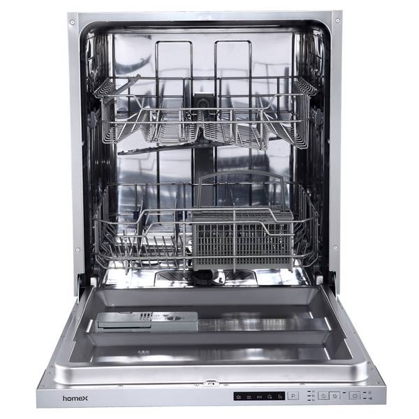 homeX GSEV6014AE Geschirrspüler vollintegriert | Einbauspülmaschine | 60 cm | 14 Gedecke | 5 Programme | Aquastop