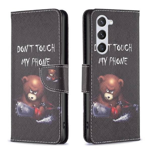 Für Samsung Galaxy S24 Kunst-Leder Book Handy Tasche Motiv 1 Hülle Etuis Schutz