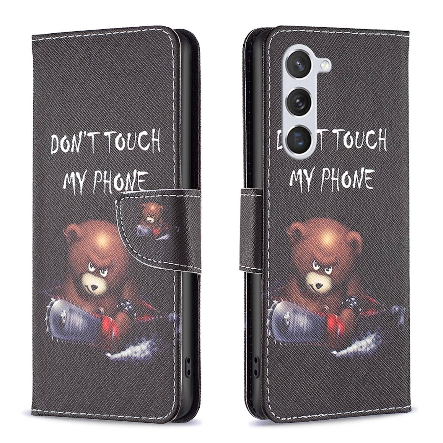 Für Samsung Galaxy S24 Kunst-Leder Book Handy Tasche Motiv 1 Hülle Etuis Schutz-0