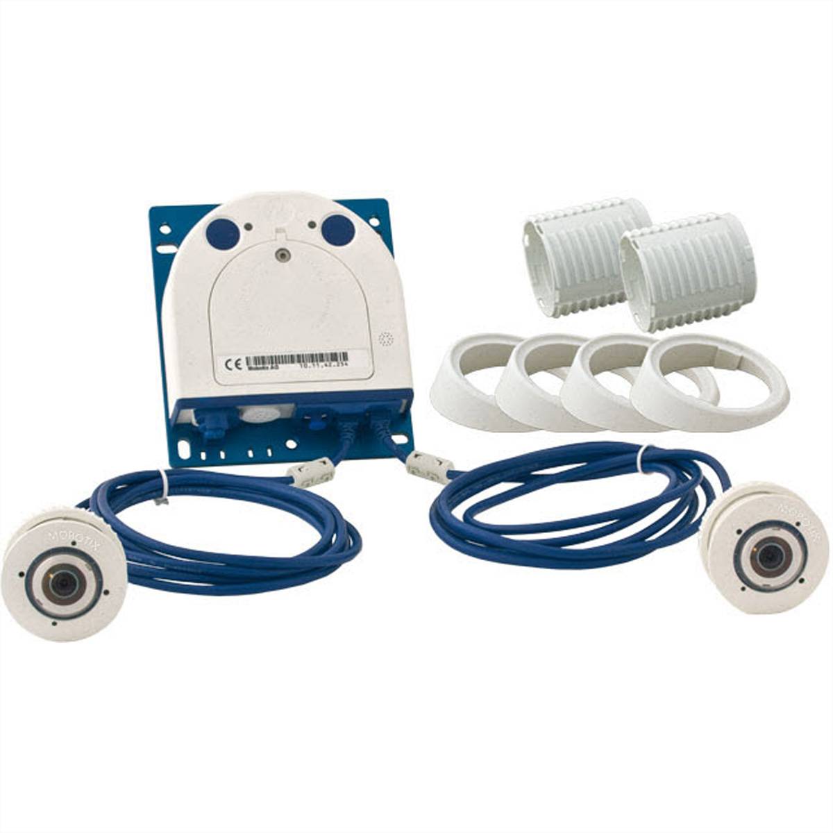 MOBOTIX S16B Komplett-Set 2 6MP mit zwei B016 Objektiven (180° 2x Tag), IP66 und IK10-0
