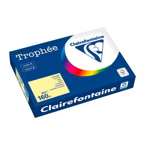 Clairefontaine Multifunktionspapier Trophée, A4, gelb-0