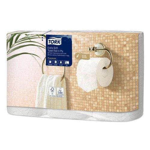 TORK - Toilettenpapier T4 Premium Extra Soft 4-lagig 42 Rollen-0