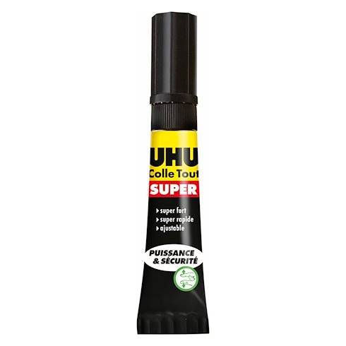 UHU Colle SUPER Strong & Safe, 7 g, sur carte blister-0