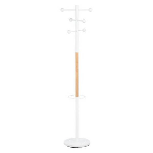 Garderobenständer ACCESS 175cm weiß/Buche