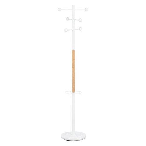 Garderobenständer ACCESS 175cm weiß/Buche-0