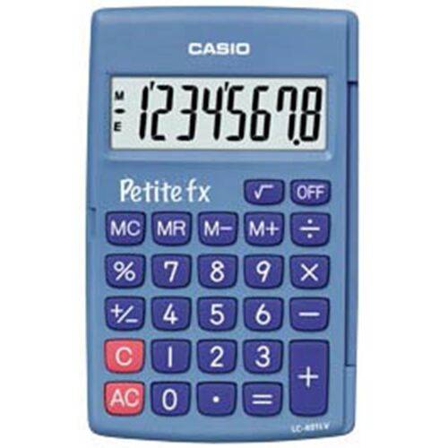 Taschenrechner LC-401 LV 8-stellig Batteriebetrieb blau-0