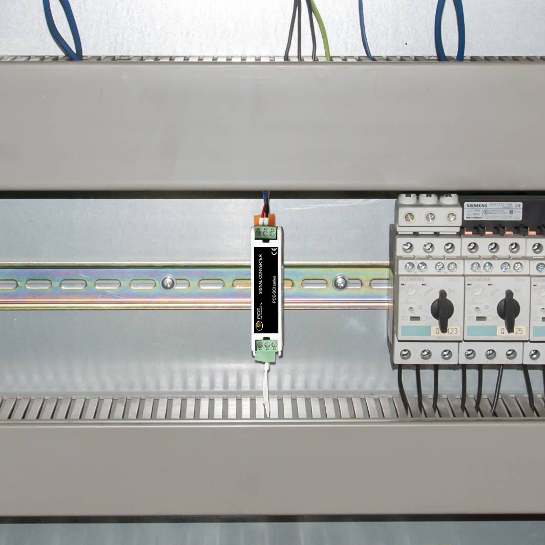 PCE Instruments Trennsignalwandler PCE-SCI-L Hutschienenmontage |aktives & passives Ausgangssignal |Display & Tastenfeld-4