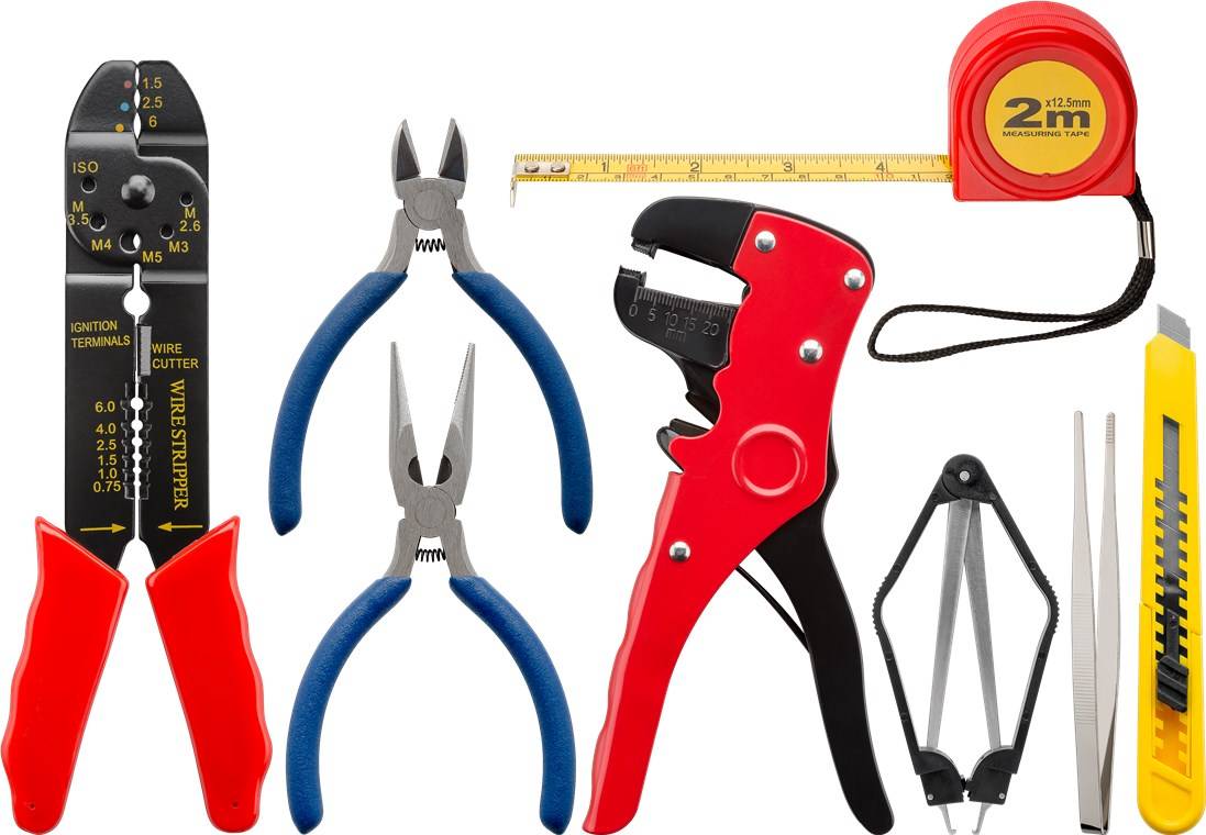 Goobay 45243 Lötkolben 30W Werkzeug Set Tasche / Entlötpumpe Lötzinn Lötfett / Schraubendreher Zange Crimpen / 20-teilig-2