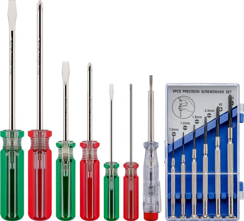 Goobay 45243 Lötkolben 30W Werkzeug Set Tasche / Entlötpumpe Lötzinn Lötfett / Schraubendreher Zange Crimpen / 20-teilig-3