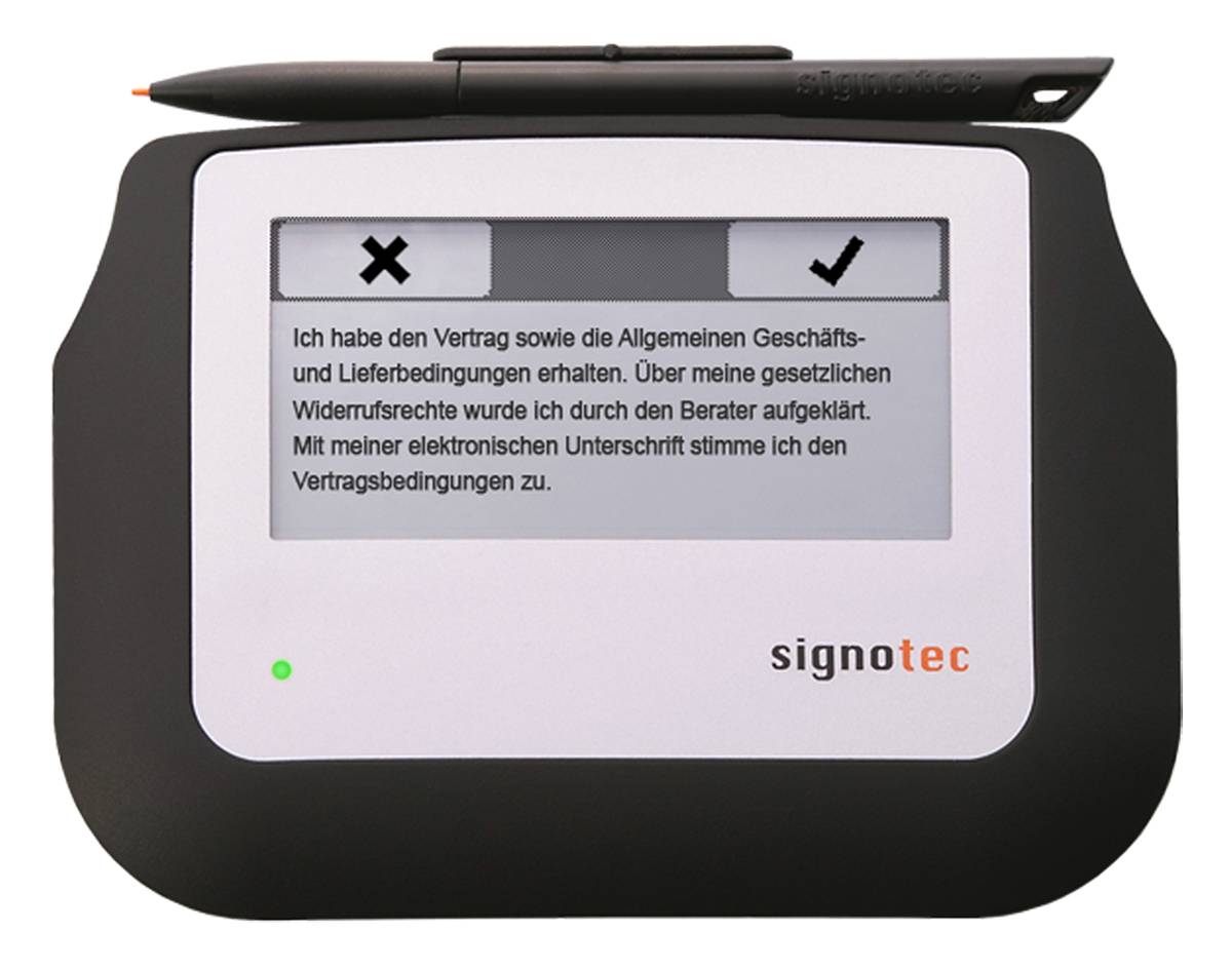 signotec Sigma Unterschriftenpad mit Hintergrundbeleuchtung-1