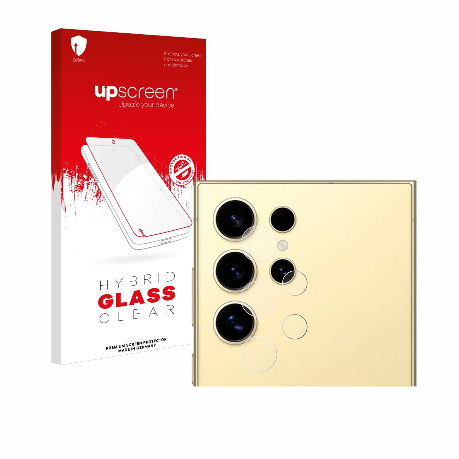 upscreen Flexible Panzerglasfolie für Samsung Galaxy S24 Ultra (NUR Kamera)  Schutzglas 9H Hybridglas Klar kaufen
