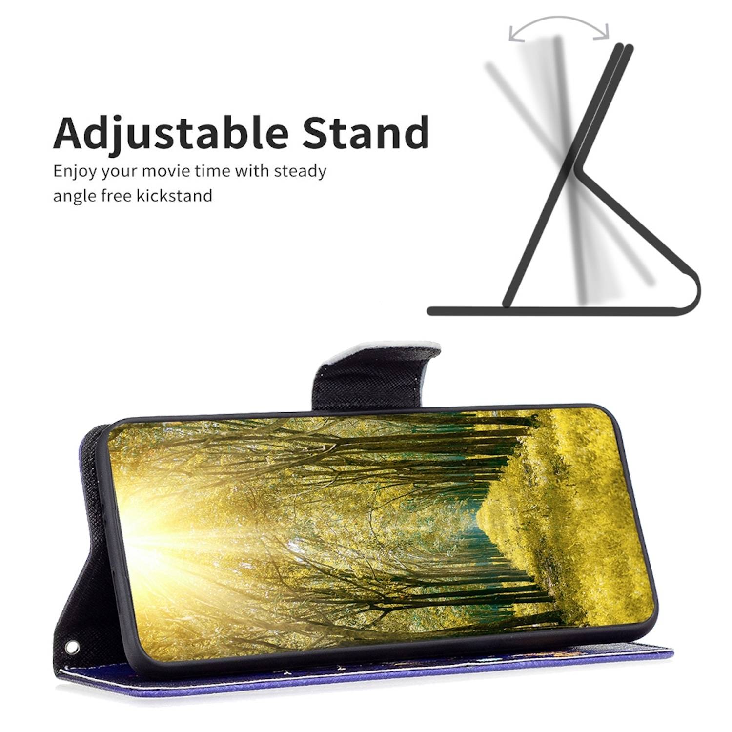 Für Samsung Galaxy S24 Kunst-Leder Book Handy Tasche Motiv 6 Hülle Etuis Schutz-2
