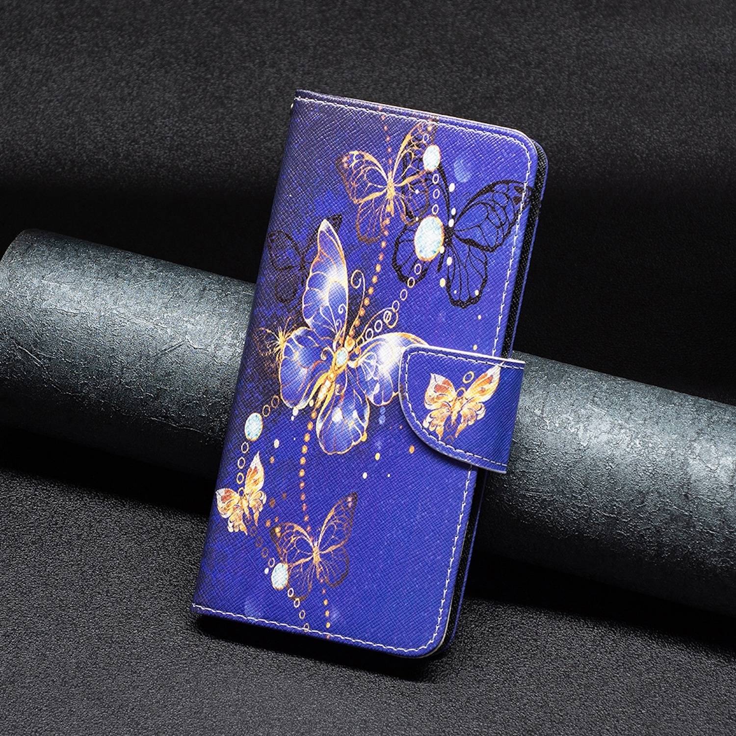 Für Samsung Galaxy S24 Kunst-Leder Book Handy Tasche Motiv 6 Hülle Etuis Schutz-3
