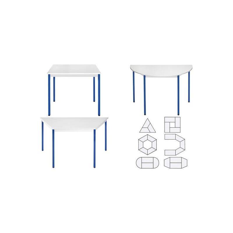 SODEMATUB Beistelltisch 147TGBL, trapezförmig, grau/blau (71220085)-0