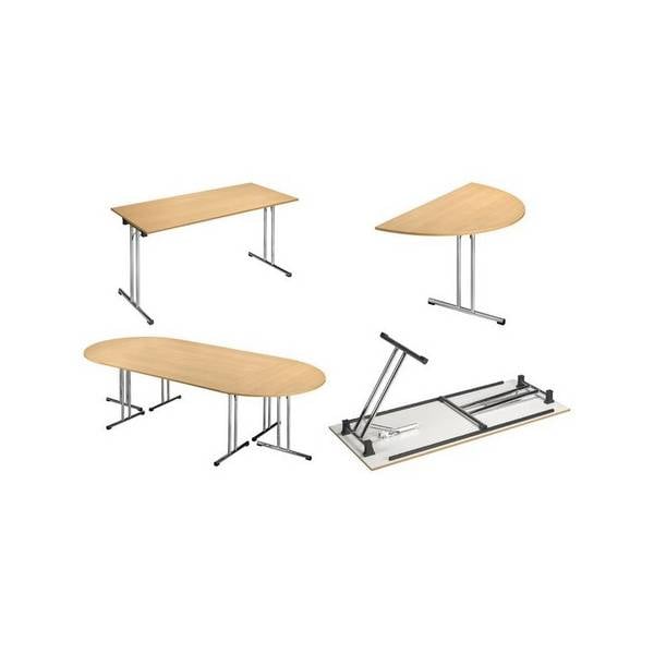 SODEMATUB Klapptisch Chromeline1 "TPCH167H", rechteck, buche (71220136)