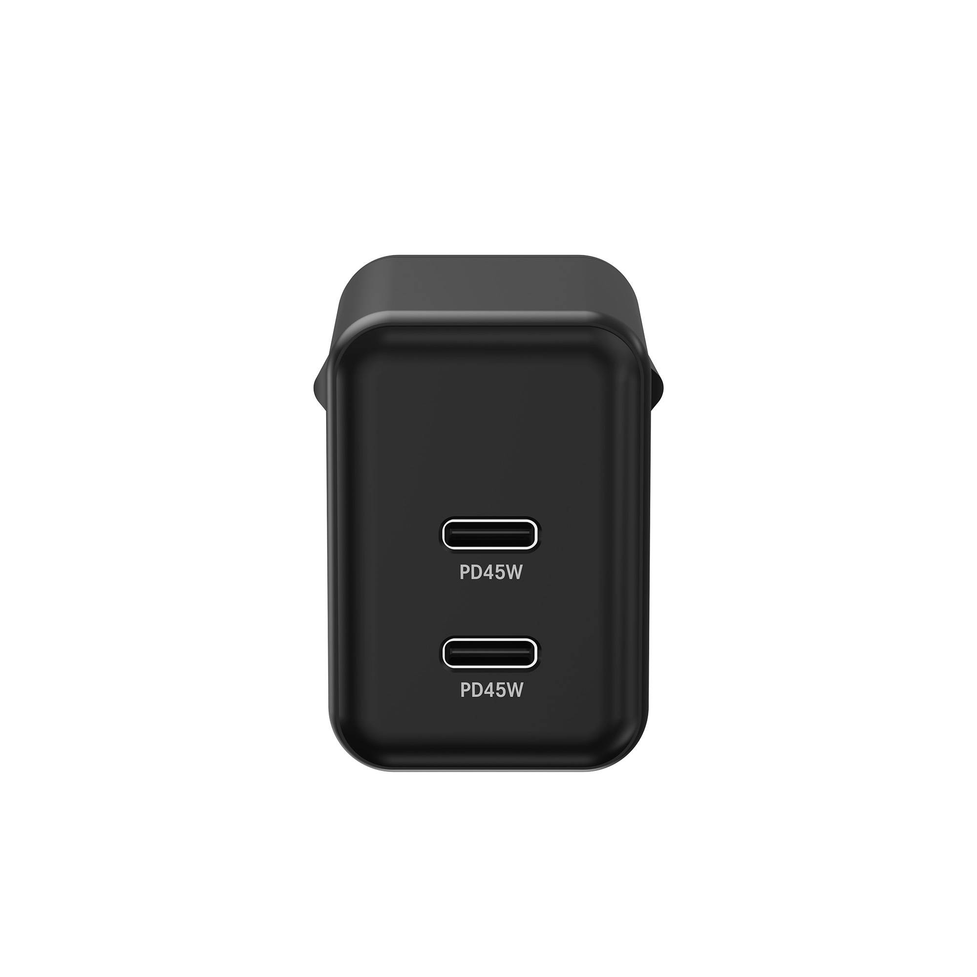 Ladegerät XLayer Powercharger 45W mit Dual USB Typ C schwarz-1