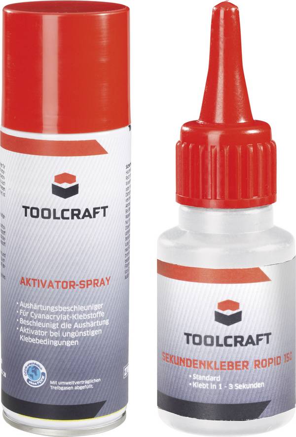 TOOLCRAFT ROPID 150 Sekundenkleber 885807 1 Set