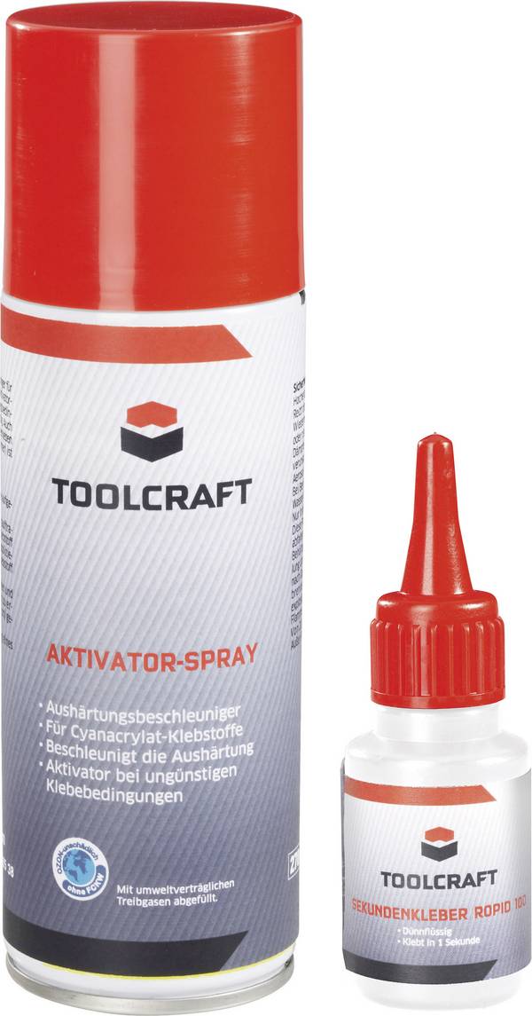 TOOLCRAFT ROPID 100 Sekundenkleber 885812 1 Set