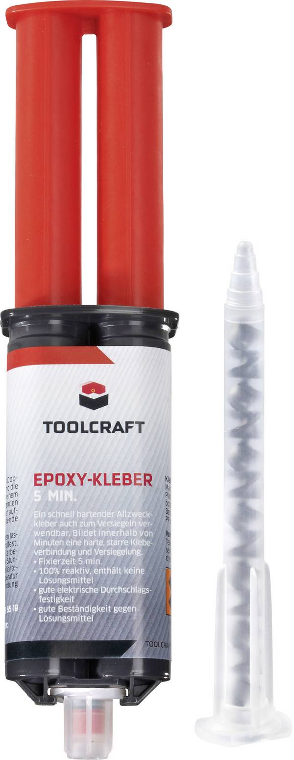TOOLCRAFT  Zwei-Komponentenkleber Epoxy Kleber 1 Set