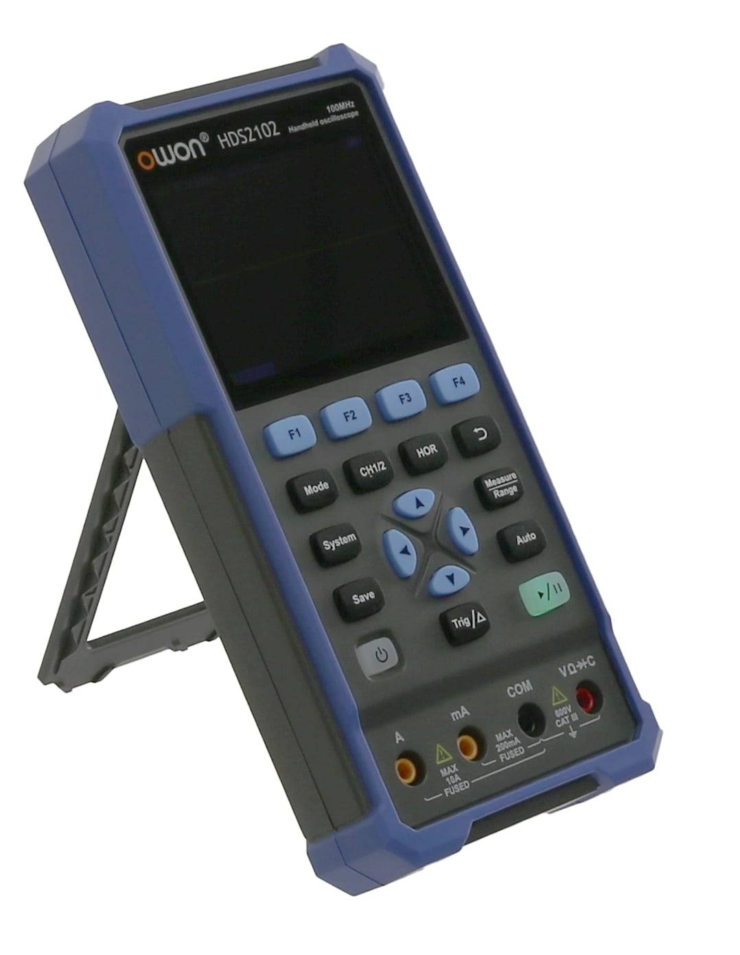 OWON LCD-Oszilloskop mit Multimeter, HDS2102, 2-Kanal, 100 MHz-0