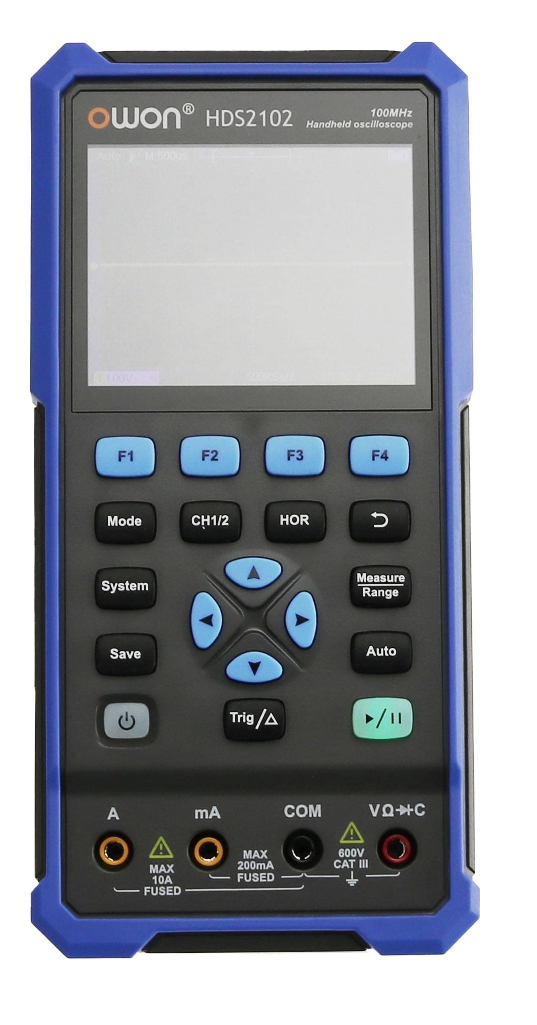 OWON LCD-Oszilloskop mit Multimeter, HDS2102, 2-Kanal, 100 MHz-2