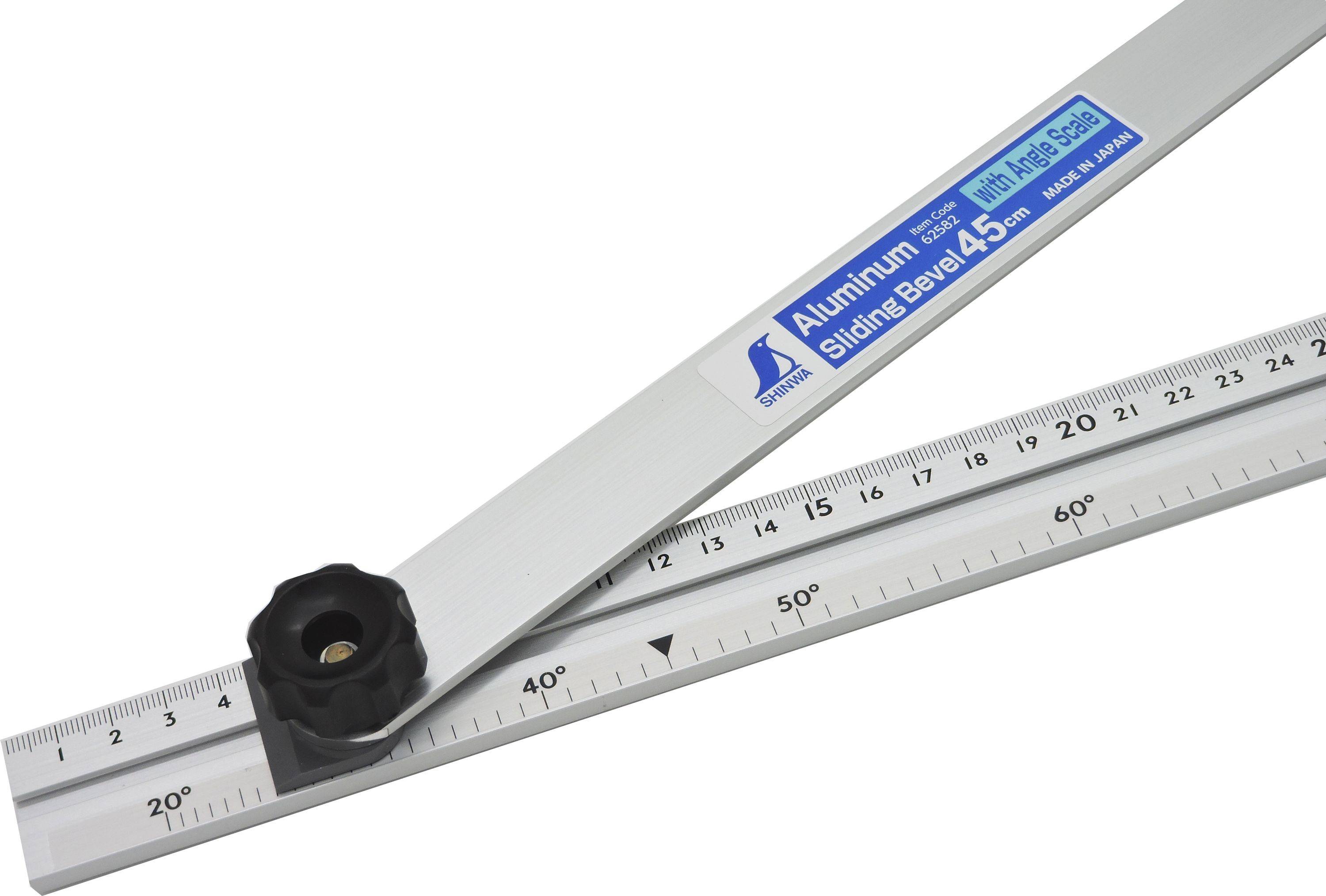 Shinwa 62661 Zimmerer-Schmiege 45 cm (FAMEX 12606), Winkelmesser Konturenmesser-1