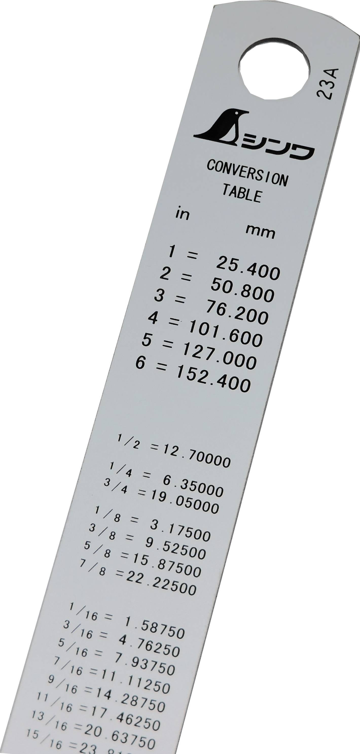 FAMEX 12664 Shinwa Lineal aus Edelstahl 15 cm – mit Anschlag - Stahlmaßstab - 76751-1