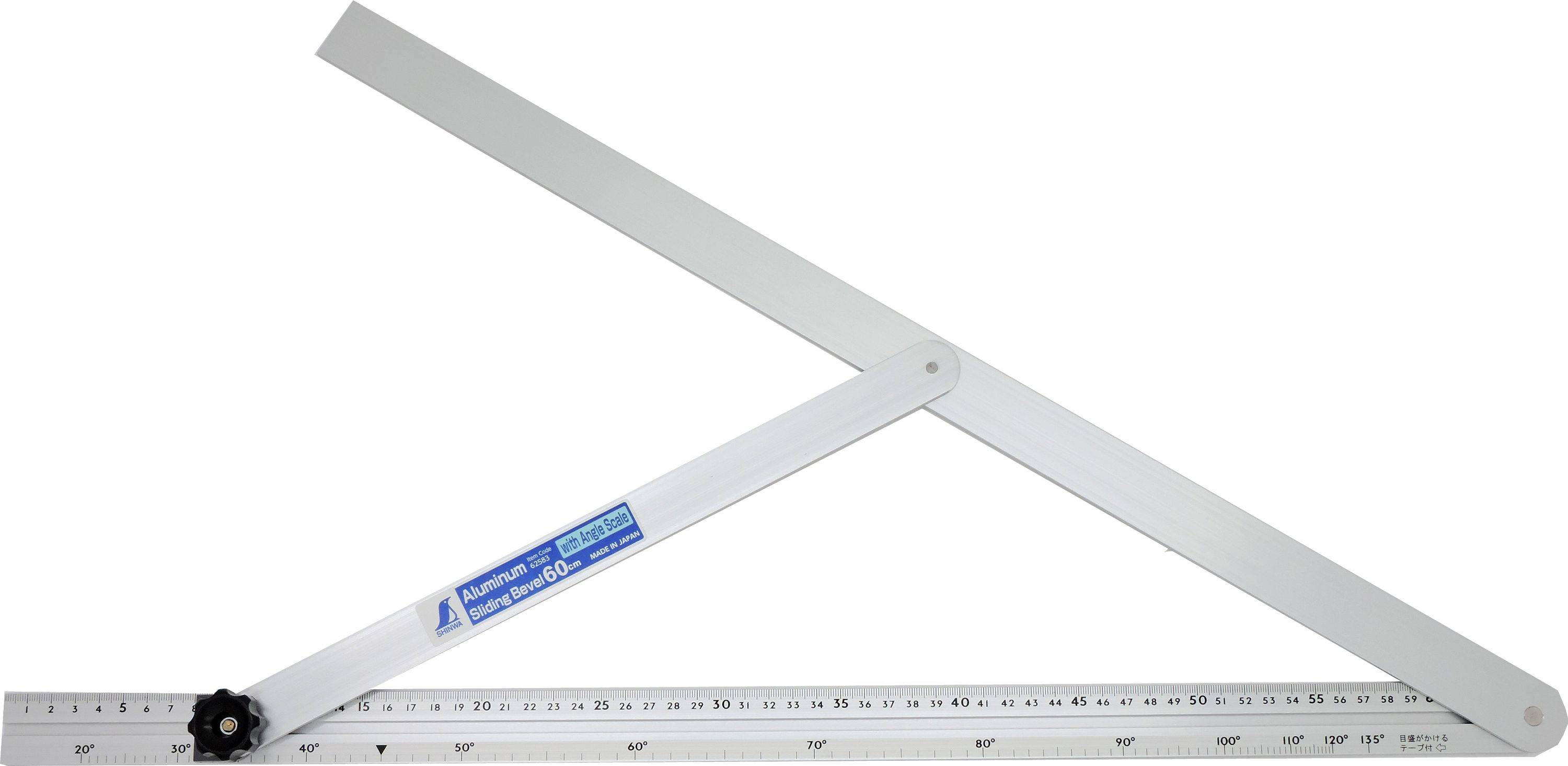 Shinwa 62662 Zimmerer-Schmiege 60 cm (FAMEX 12607), Winkelmesser Konturenmesser-0