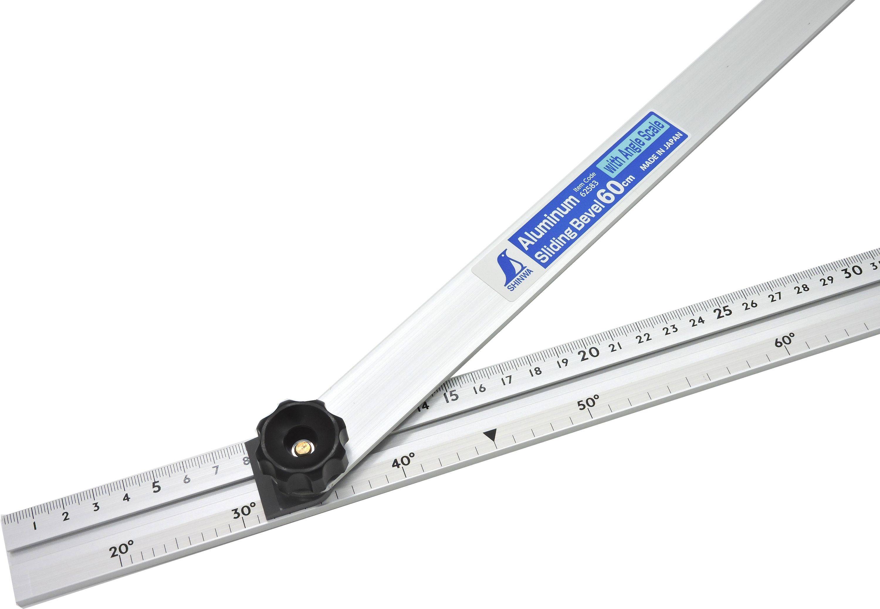 Shinwa 62662 Zimmerer-Schmiege 60 cm (FAMEX 12607), Winkelmesser Konturenmesser-2