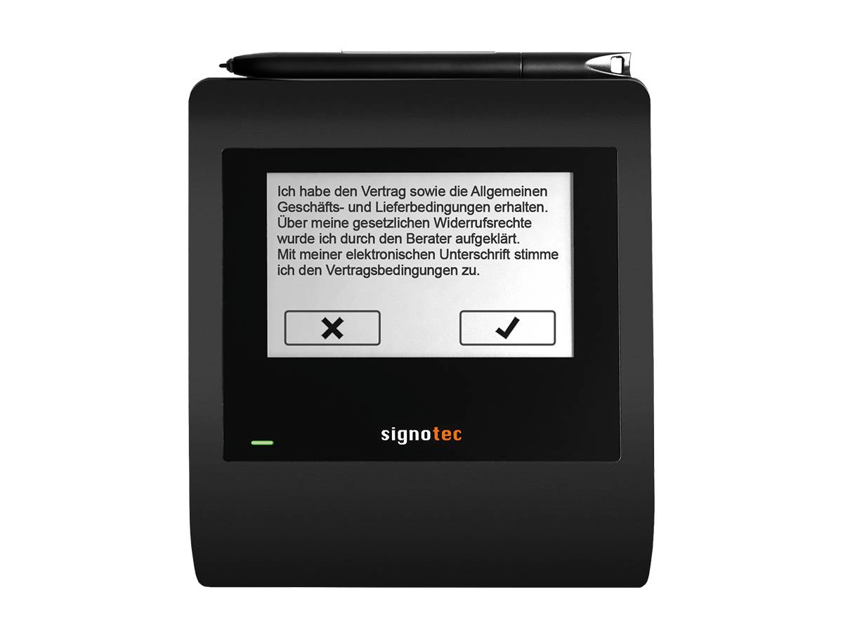 signotec Zeta Unterschriftenpad mit Hintergrundbeleuchtung-1