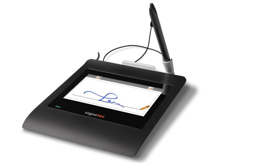 signotec Gamma Unterschriftenpad mit Vollfarben LCD-0