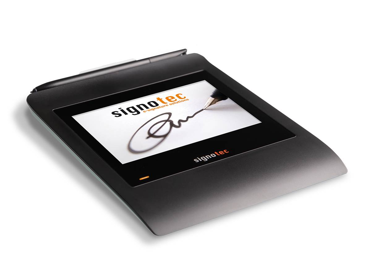 signotec Gamma Unterschriftenpad mit Vollfarben LCD-1