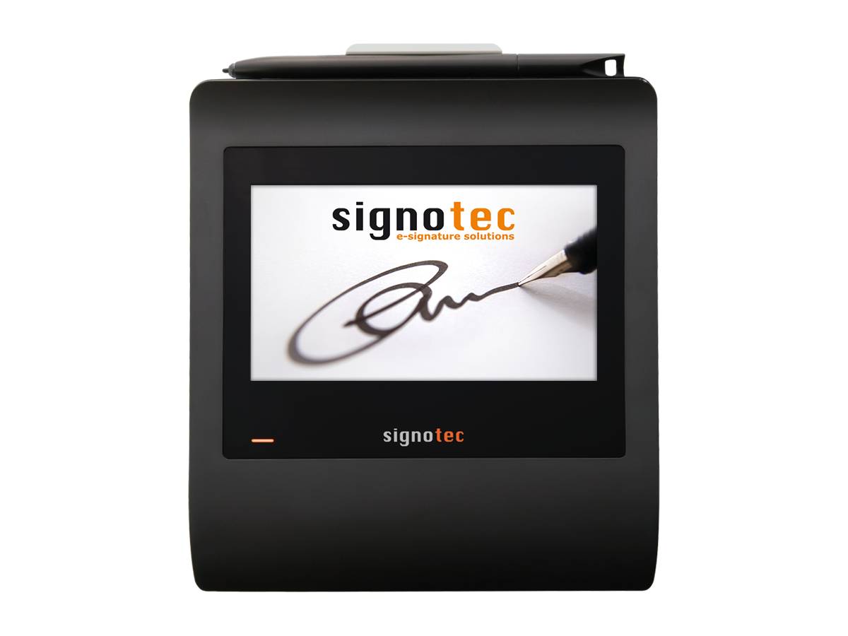 signotec Gamma Unterschriftenpad mit Vollfarben LCD-2