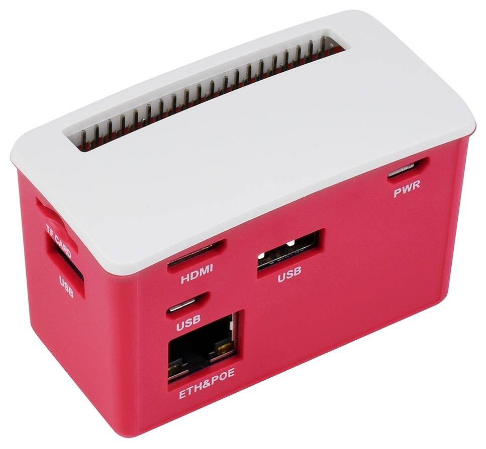 WaveShare PoE Ethernet / USB HUB BOX for Raspberry Pi Zero Series, 3x USB 2.0, 802.3af-Compliant