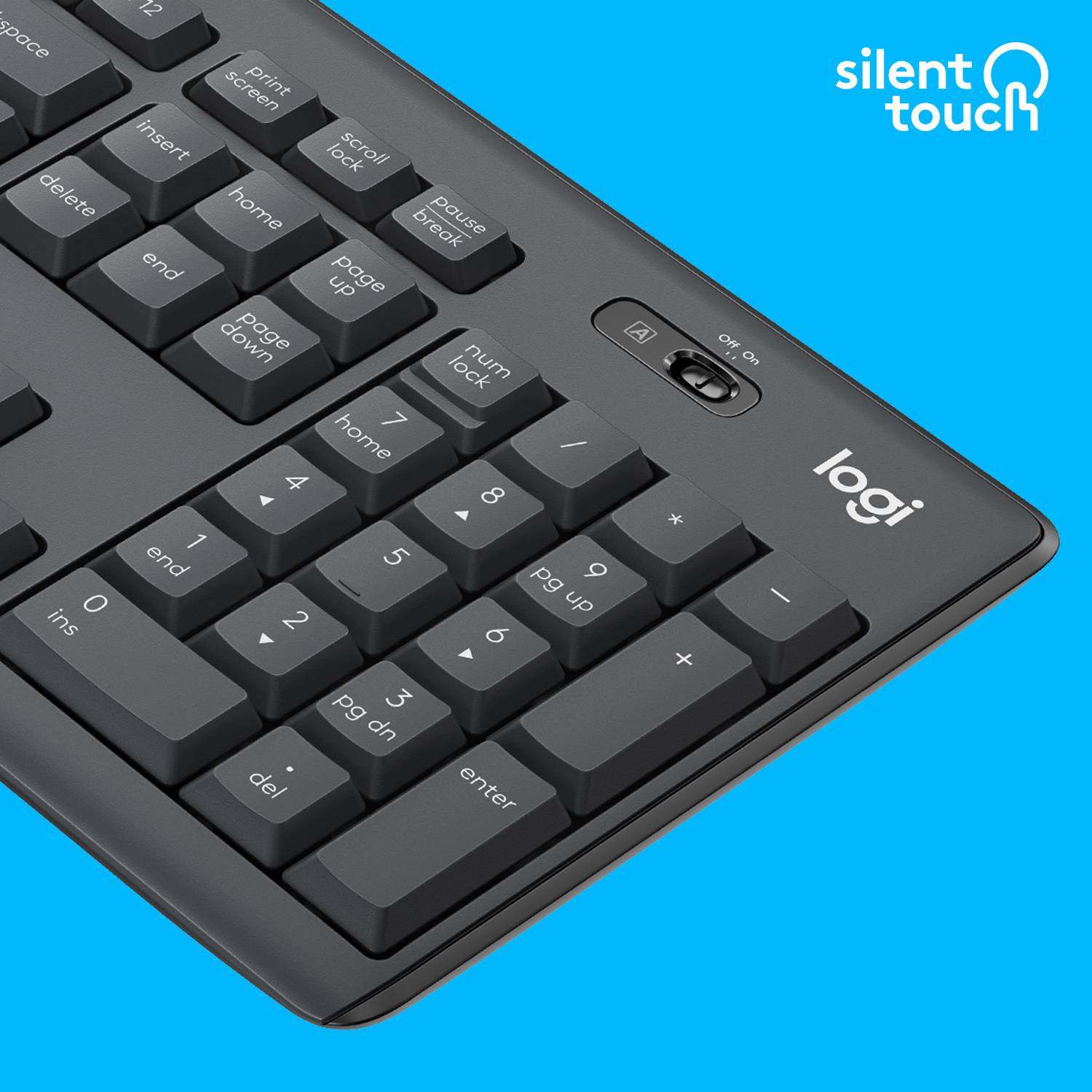 Logitech MK295 Silent Tastatur-und-Maus-Set 920-009800-2