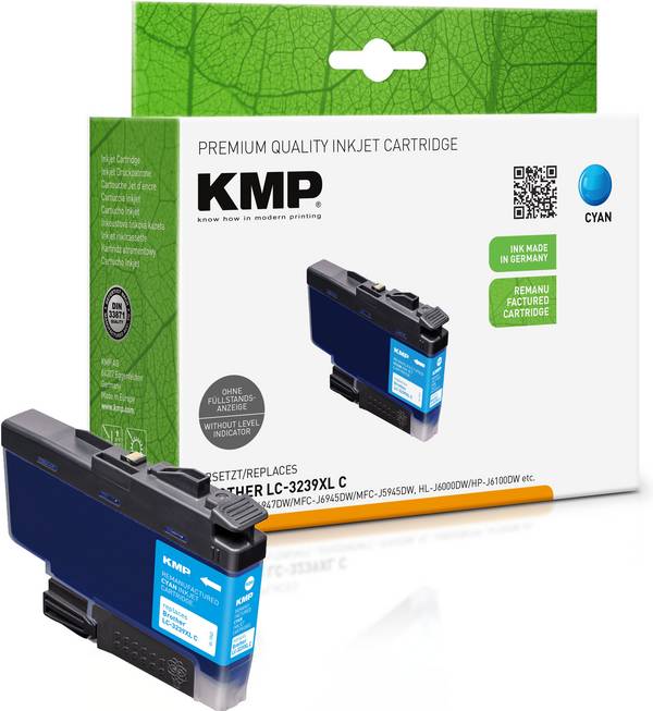 KMP Patrone Brother LC3239XLC 5000 S. remanufactured - Wiederaufbereitet - Kompatibel