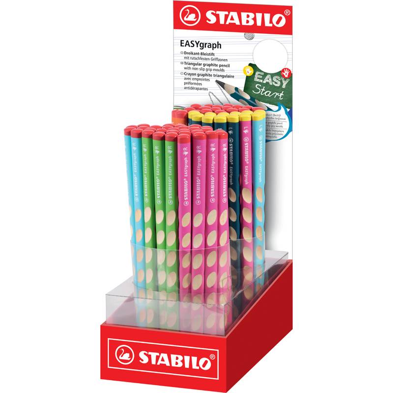 STABILO Schreiblernbleistift EASYgraph HB, 60er Display-0