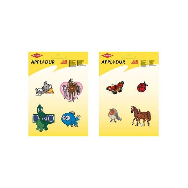 KLEIBER Applikations-Sortiment "Cartoon Animal", 4 Motive (53500855)