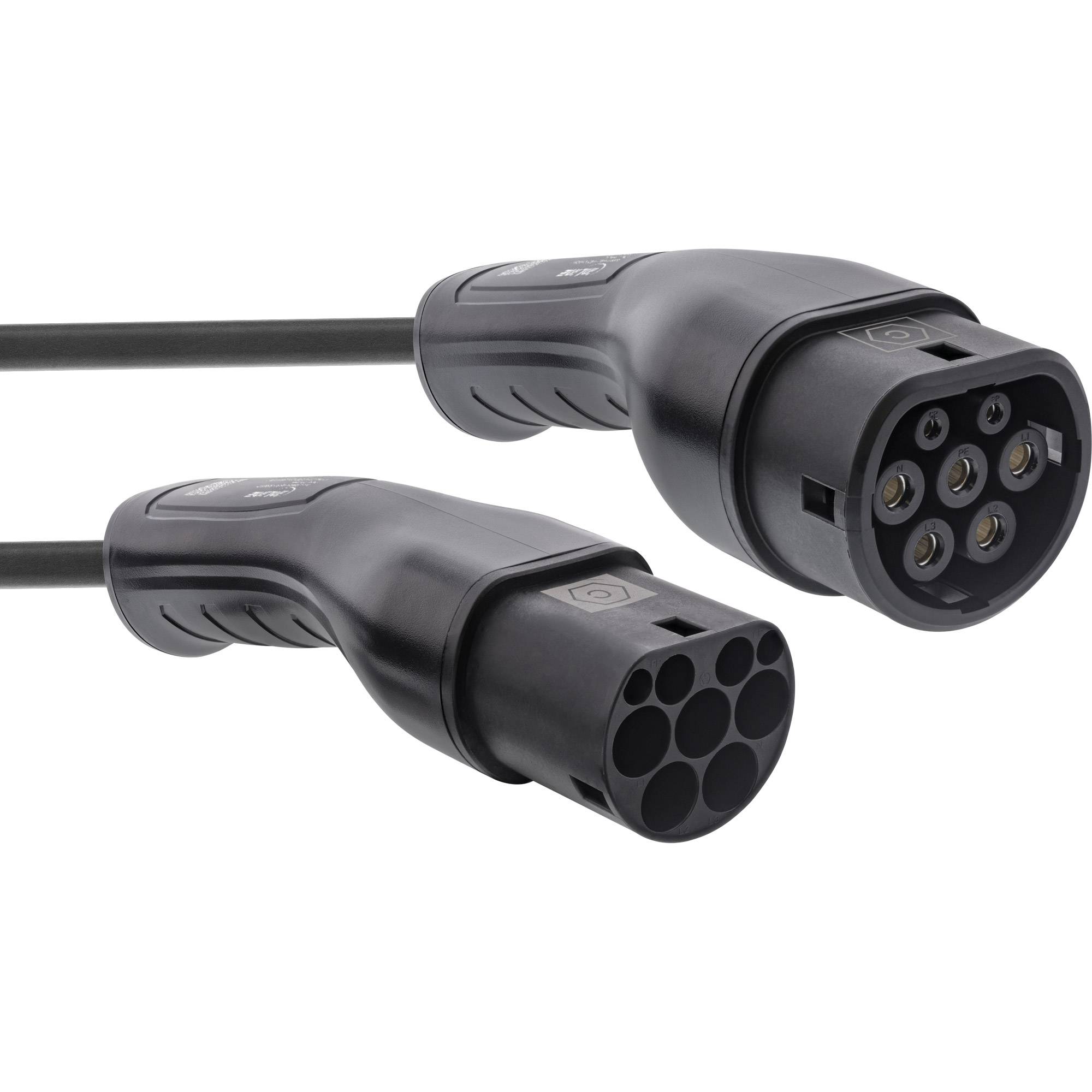 InLine® EV Autoladekabel Typ 2, 22 kW, 3-phasig, 7,5 m-0