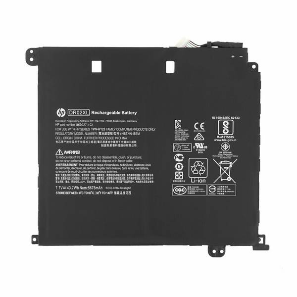 HP Akku 2C 43Wh DR02XL (Primär, lange Lebensdauer) 5676mAh 855710-001