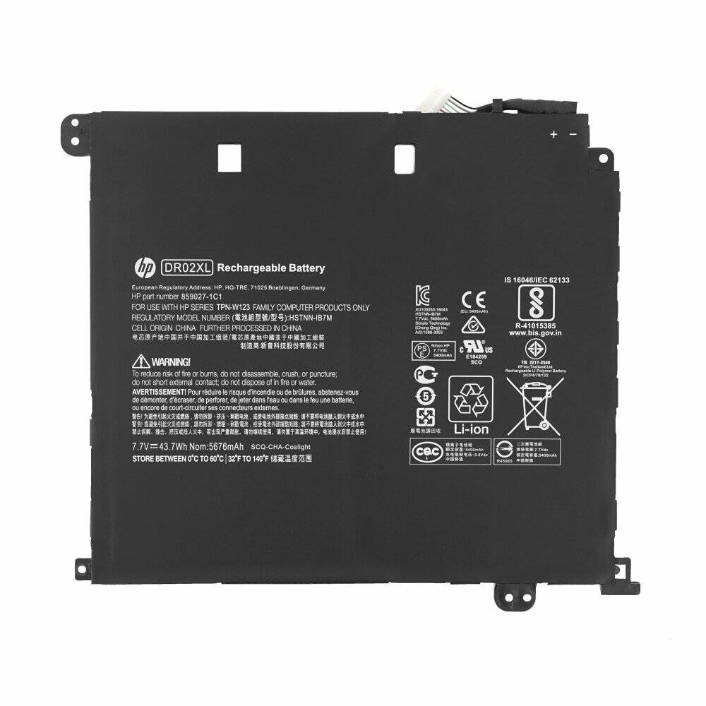 HP Akku 2C 43Wh DR02XL (Primär, lange Lebensdauer) 5676mAh 855710-001-0