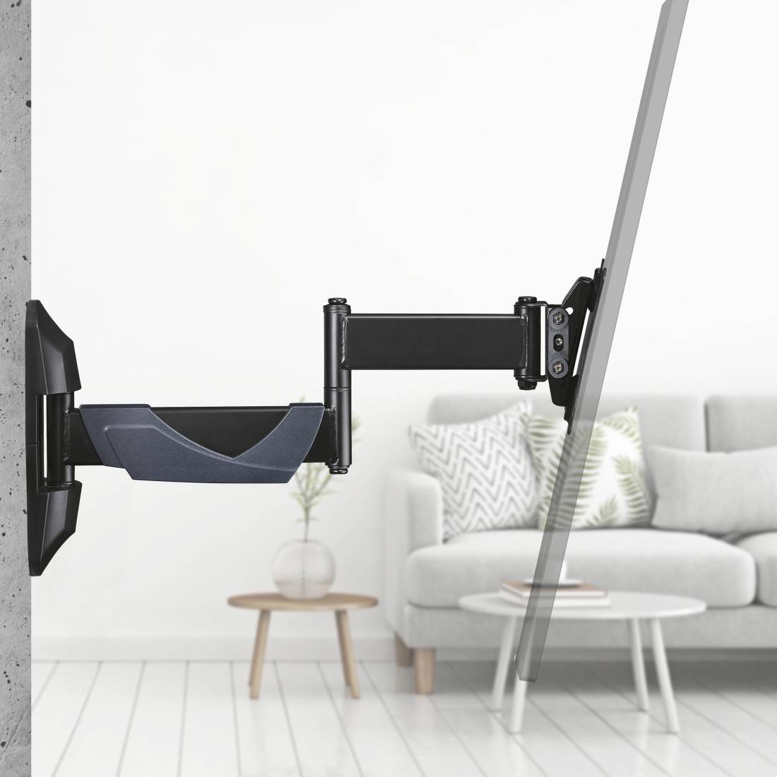 hama 00220825 TV-Wandhalterung, schwenkbar, neigbar, ausziehbar, 66 cm (26") bis 25 kg-1