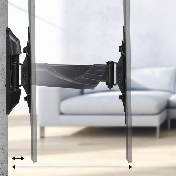 hama 00220826 TV-Wandhalterung, schwenkbar, neigbar, 127 cm (50") bis 35 kg